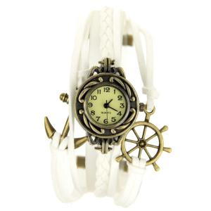 Belle montre maritime bijou blanc