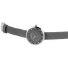 Montre Femme Just Watch bracelet cuir véritable gris 34 mm