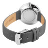 Montre Femme Just Watch bracelet cuir véritable gris 34 mm