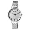 Montre bracelet métal argenté Akzent Femme cadran argenté