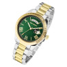 Montre Homme Just Watch bracelet acier inoxydable argenté finition bicolore