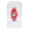 Montre Enfant QBos bracelet silicone rouge livrée en boîte