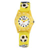 Montre Enfant QBos bracelet silicone jaune cadran blanc 28 mm