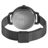 Montre bracelet acier inoxydable noir Femme Excellanc cadran noir 38 mm