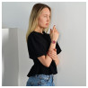 Montre Femme Raptor bracelet acier inoxydable doré rose cadran rouge