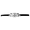 Montre Homme Excellanc bracelet cuir synthétique noir cadran blanc 40 mm