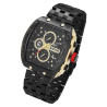 Montre Homme Raptor Limited chronographe noir et doré bracelet acier inoxydable