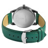 Montre bracelet cuir synthétique vert Alain Miller Homme cadran vert