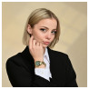 Montre Just Watch bracelet acier inoxydable doré dateur Femme