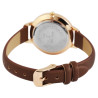 Montre Femme Excellanc bracelet cuir synthétique brun cadran brun 33 mm EX0515