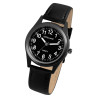 Montre Homme Excellanc bracelet cuir synthétique cadran noir