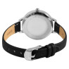Montre Femme Just Watch bracelet cuir véritable noir cadran noir 32 mm