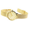 Montre bracelet acier inoxydable doré Femme Just Watch cadran doré
