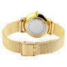 Montre bracelet acier inoxydable doré Femme Just Watch cadran doré