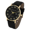 Montre Homme Leonardo Verrelli bracelet cuir synthétique noir