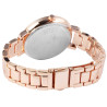 Montre Femme Excellanc bracelet métal doré rose cadran argenté 40 mm