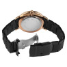 Montre Homme Just Watch bracelet acier inoxydable noir cadran noir 43 mm