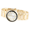 Montre Femme Akzent bracelet métal doré cadran argenté 36 mm