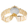 Montre Femme Akzent bracelet métal doré cadran argenté 36 mm