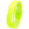 montre led silicone vert pomme