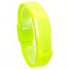 montre led silicone vert pomme