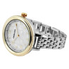 Montre Femme Excellanc bracelet métal argenté cadran blanc