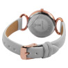 Montre Femme Excellanc bracelet cuir synthétique gris cadran argenté 32 mm
