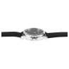 Montre Femme bracelet cuir véritable noir Just Watch cadran noir 36 mm