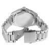 Montre Homme Just Watch bracelet acier inoxydable argenté cadran chiffres romains jour dateur