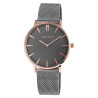 Montre Mixte Just Watch bracelet acier inoxydable gris cadran gris