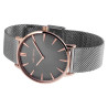 Montre Mixte Just Watch bracelet acier inoxydable gris cadran gris