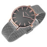 Montre Mixte Just Watch bracelet acier inoxydable gris cadran gris