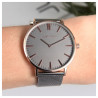 Montre Mixte Just Watch bracelet acier inoxydable gris cadran gris
