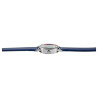 Montre bracelet cuir synthétique bleu Excellanc Enfant cadran blanc