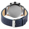 Montre Just Watch Homme bracelet cuir véritable bleu theodor