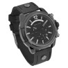 Montre Homme Elite bracelet cuir synthétique noir chronographe 50 mm