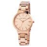 Montre Femme Just Watch bracelet acier inoxydable doré rose cadran doré rose 34 mm