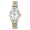 Montre Q&Q bracelet acier inoxydable Femme cadran blanc