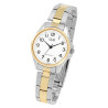 Montre Q&Q bracelet acier inoxydable Femme cadran blanc