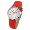 Montre Femme Raptor bracelet cuir véritable rouge sunny