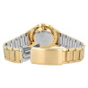 Montre Homme Q&Q bracelet acier inoxydable doré cadran doré 40 mm