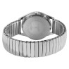 Montre Homme Classix bracelet acier inoxydable argenté cadran blanc