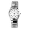 Montre Homme Classix bracelet acier inoxydable argenté cadran blanc