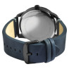 Montre bracelet cuir véritable bleu davian Homme Raptor