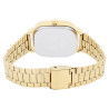 Montre Mixte Excellanc bracelet métal doré cadran blanc