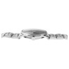 Montre Mixte bracelet acier inoxydable argenté Just Watch cadran noir 41 mm Elia