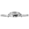 Montre Mixte Q&Q bracelet acier inoxydable argenté verre saphir 36 mm