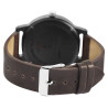 Montre Homme Excellanc bracelet cuir synthétique brun cadran brun 44 mm