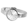 Montre bracelet acier inoxydable argenté Just Watch Femme cadran argenté