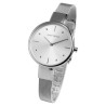 Montre bracelet acier inoxydable argenté Just Watch Femme cadran argenté